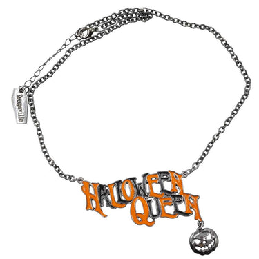 Halloween Queen Text Necklace - Kreepsville